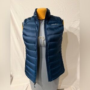 Eddie Bauer Women's Navy Quilted Vest